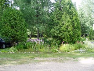 Devant du chalet
