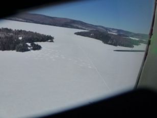 Vue d'en haut hiver